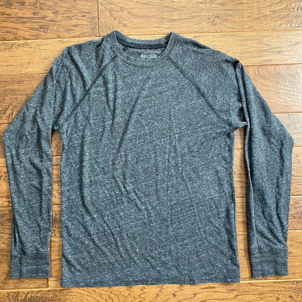 Dark grey Fossil long sleeve tshirt
